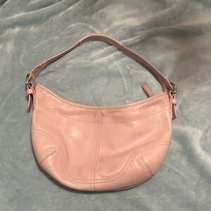 Coach Soho Pink Leather Hobo Bag